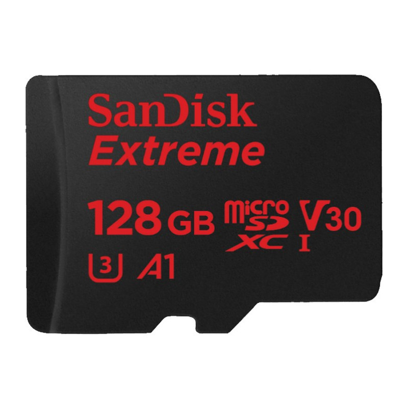 SANDISK microSDHC Extreme 128GB + Adap SD 100MB/s Action Cam
