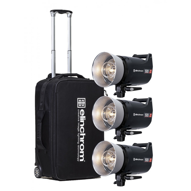 ELINCHROM Kit 3 X ELC Pro HD 500