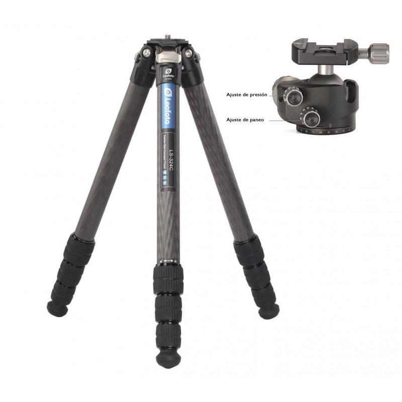LEOFOTO Kit trIpode LS-324C + LH-40