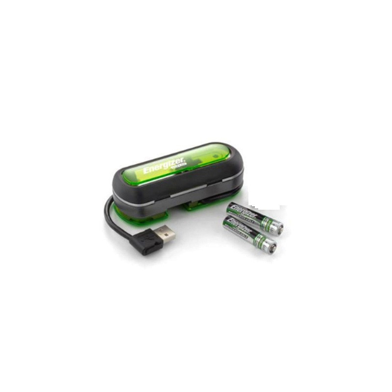 ENERGIZER CARGADOR USB + 2 PILAS AAA 900MAH