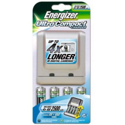 ENERGIZER CARGADOR ULTRA COMPACT +4AA +2 AAA