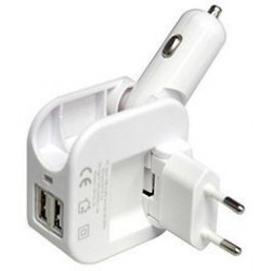 SWISS+GO CARGADOR RED + COCHE 2X USB C48