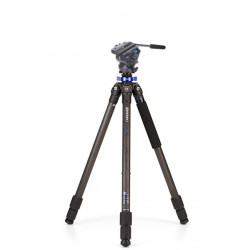 BENRO KIT TRIPODE CARBONO MACH3 TMA27C +ROTULA VIDEO S4