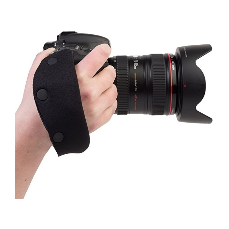 OP/TECH E-Z - Correa de Mano para camara de Fotos, Color Negro
