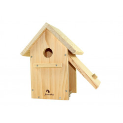 Caja nido para aves, a dos aguas