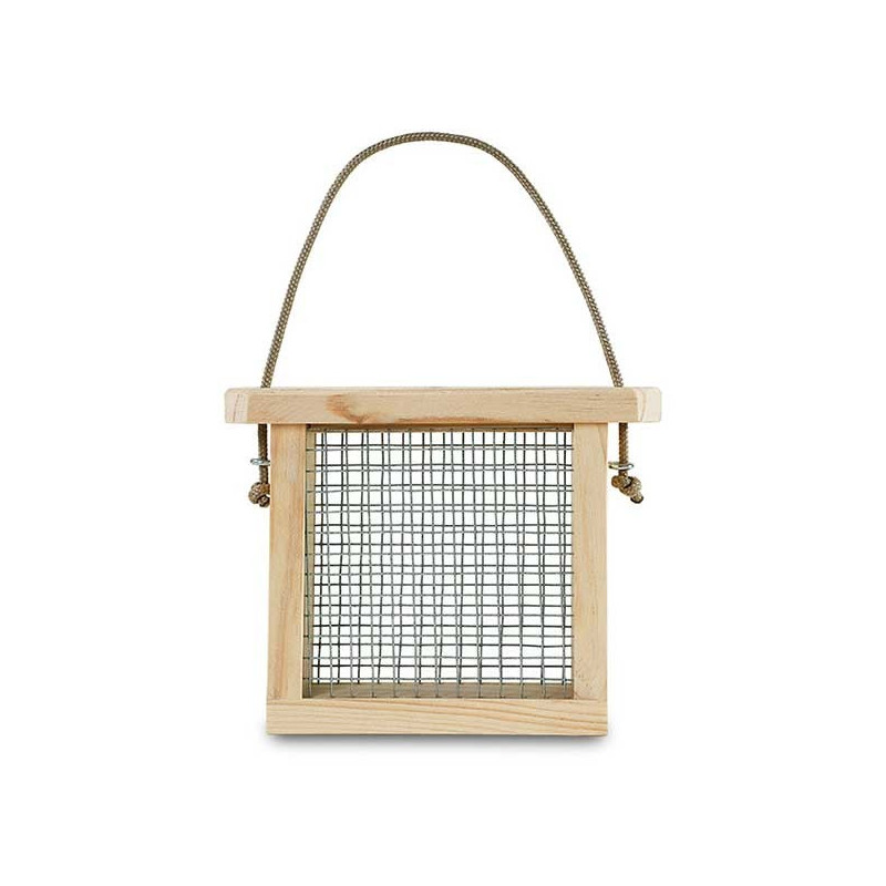 Comedero de madera modelo Cesta