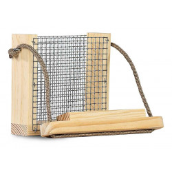 Comedero de madera modelo Cesta