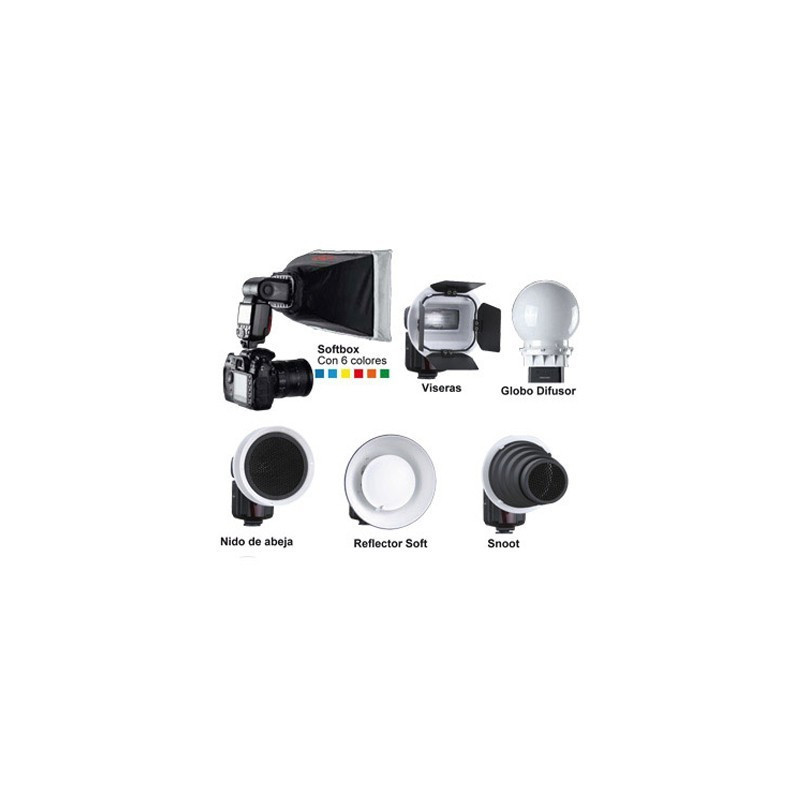 STARBLITZ KIT ACCESORIOS PARA FLASH