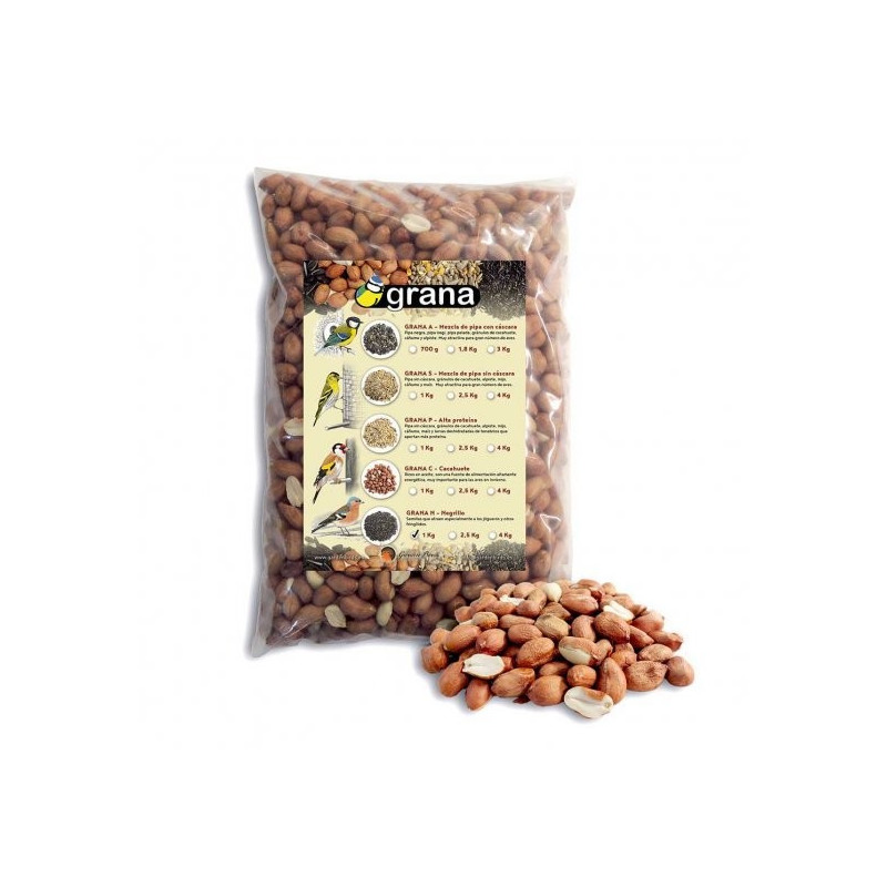 GRANA-C-P BOLSA CACAHUETE 1 KG