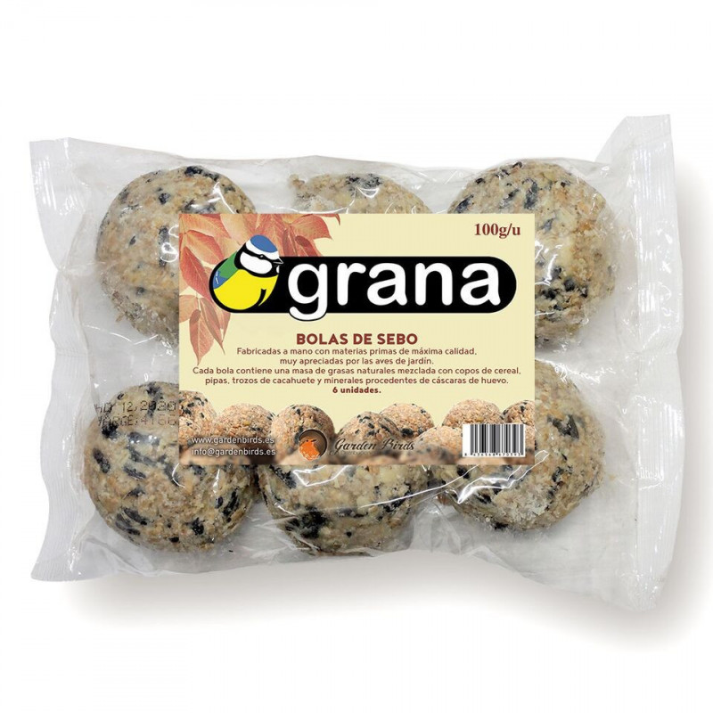 BS-6 PACK DE 6 BOLAS DE SEBO 100G