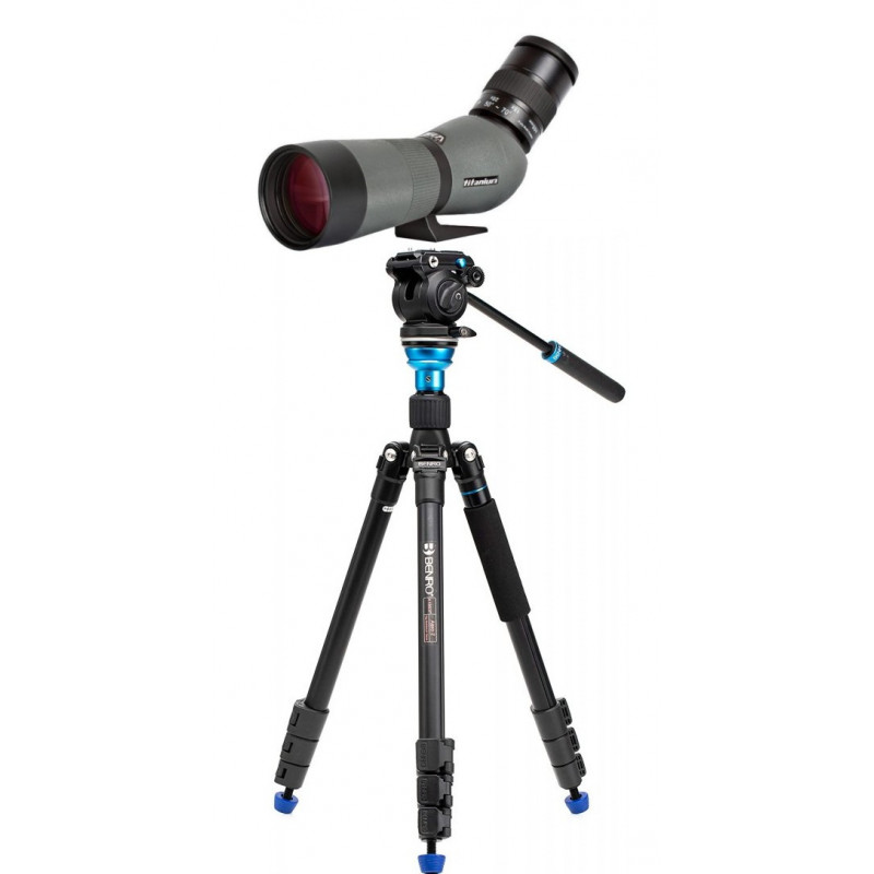DELTA TITANIUM 15-45X65 ED II+ BENRO KIT TRIPODE TRAVEL VIDEO ALUMINIO AERO 2 PRO