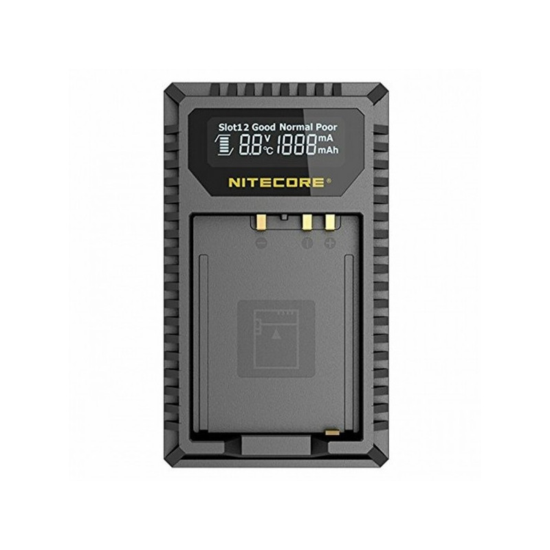 NITECORE Cargador USB de batería Fujifilm FX1