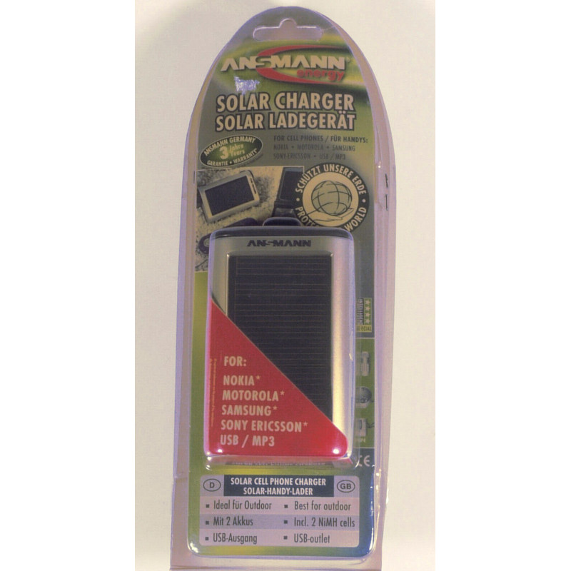 ANSMANN CARGADOR SOLAR
