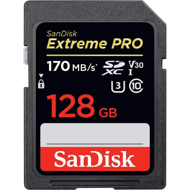 SANDISK EXTREME PRO SDXC UHS-I  128 GB 170 MB/S