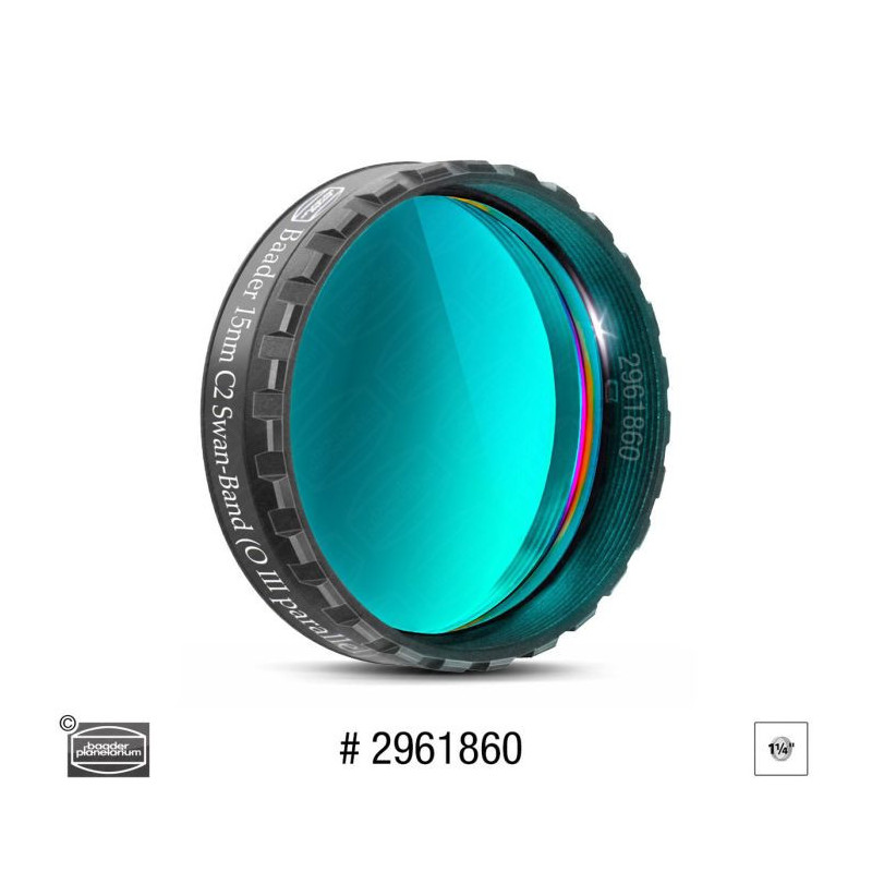 BAADER 1.25" C2 Swan-Band Filter (15nm) – O-III Parallel.  Ref:2961860