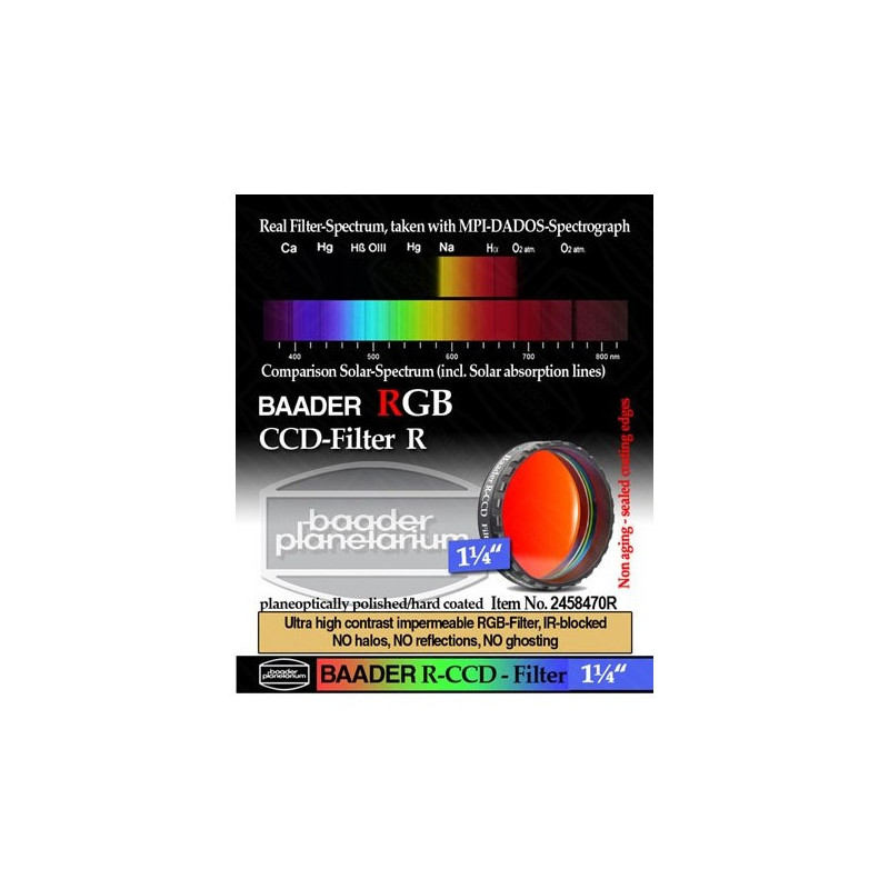 BAADER R-CCD 1.25" Filtro Ref: 2458470R