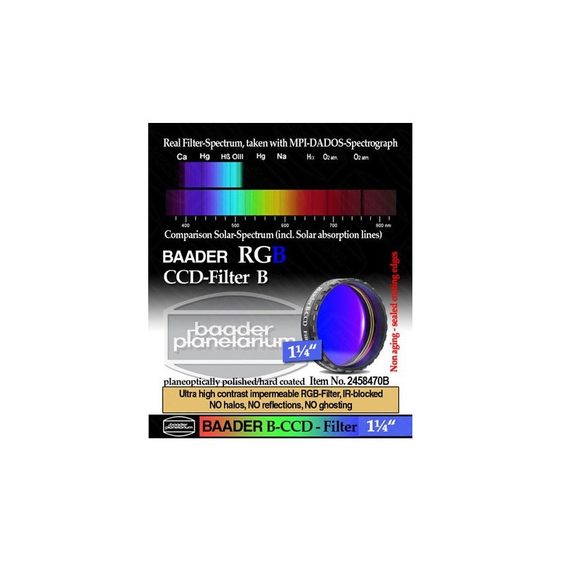 BAADER B-CCD 1.25" Filtro Ref: 2458470B