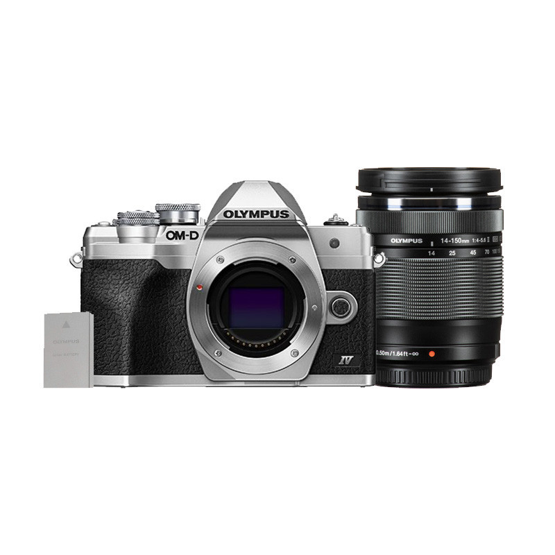 Olympus OM-D E-M10 mark IV plata + ED 14-150mm