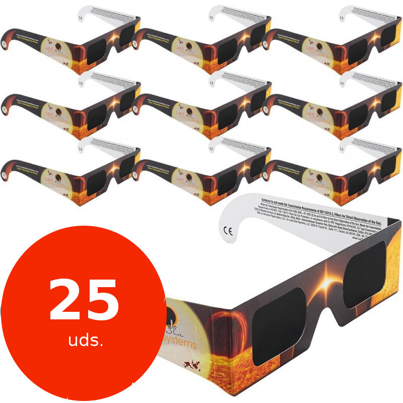 LUNT Gafas de eclipse 25 uds