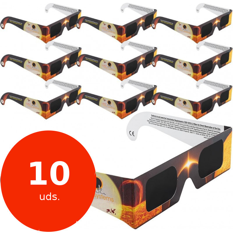 LUNT Gafas de eclipse 10 uds