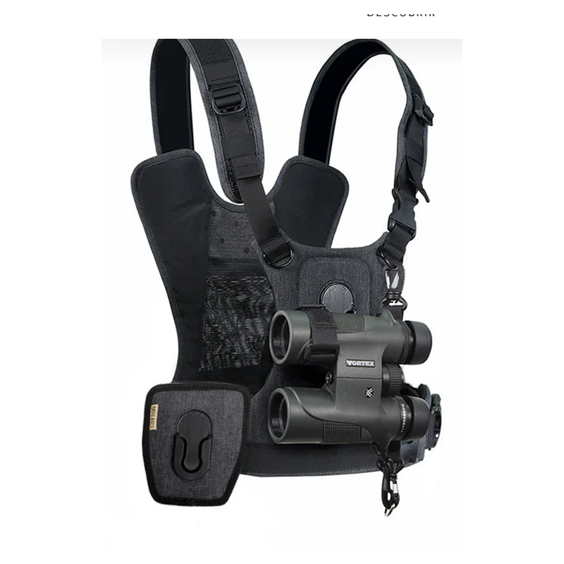 COTTON CARRIER arnés gris CCS G3 para binoculares y cámara