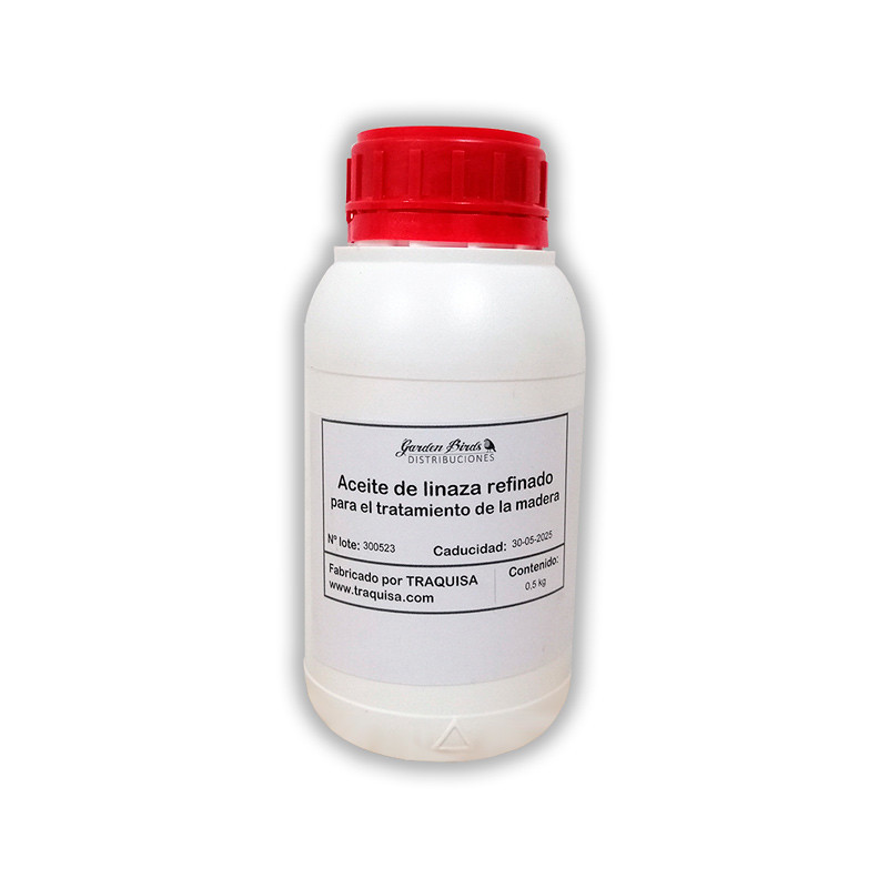 ACEITE DE LINAZA PARA TRATAMIENTO MADERA CAJAS NIDO Y COMEDEROS