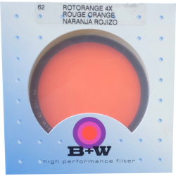 B+W 62 MM NARANJA ROJIZO 4X