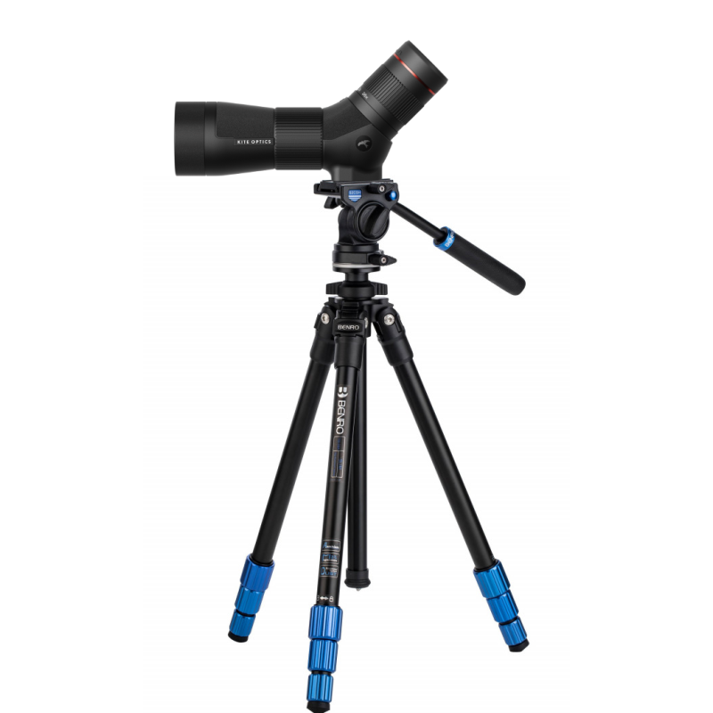 KITE OPTICS SP 56 CON OCULAR 12-36X Y BENRO SLIM VIDEO