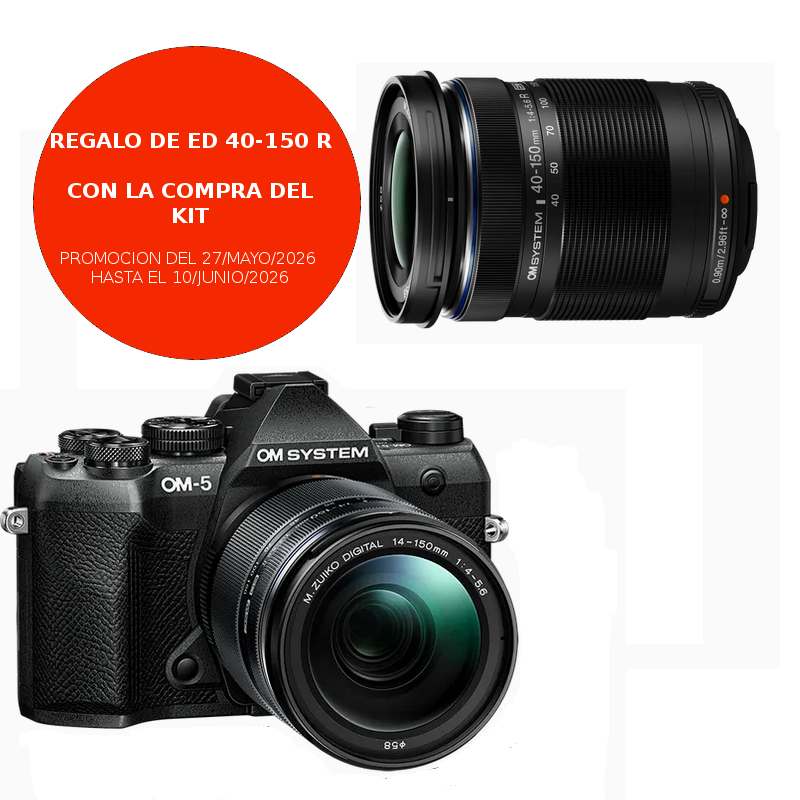 OM-5 Mark II kit con 14-150mm + REGALO 40-150 R