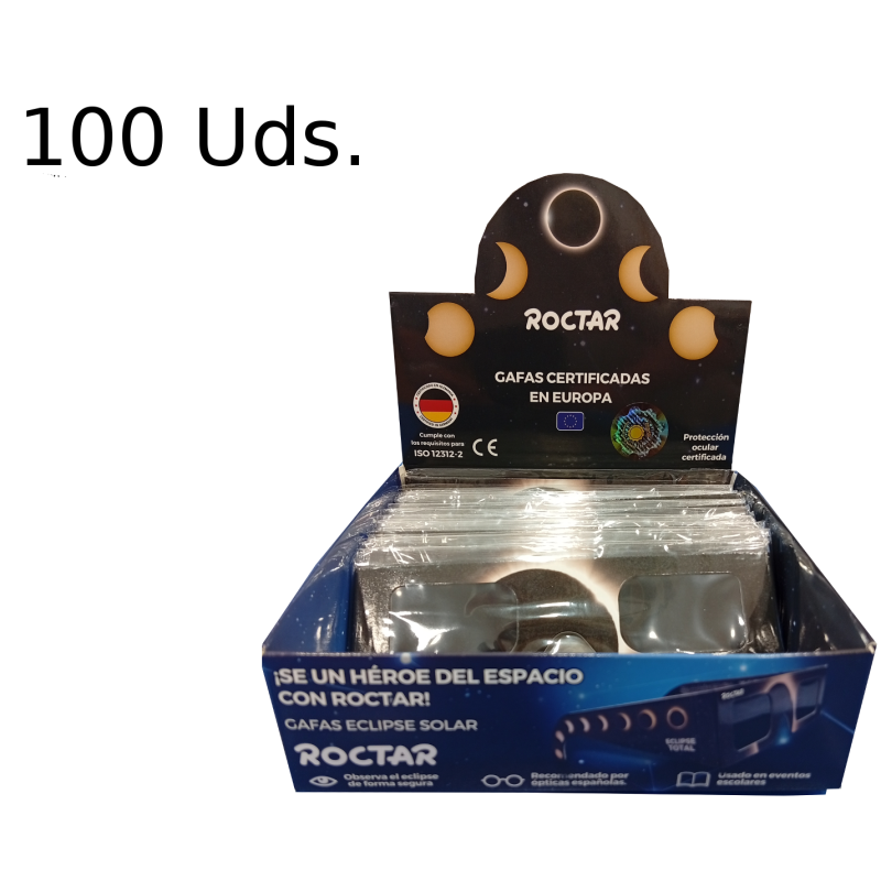 ROCTAR GAFAS DE ECLIPSE PARA JOVENES 100 uds