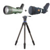 KOWA TSN 88A + 25-60X CON TRIPODE BENRO TMA 27C+S4 Y FUNDA