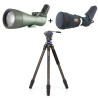 KOWA TSN 99A + 25-60X CON TRIPODE BENRO TMA 27C+S4 Y FUNDA