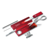 VICTORINOX SWISS-CARD LITE ROJA TRANSPARENTE CON LUZ